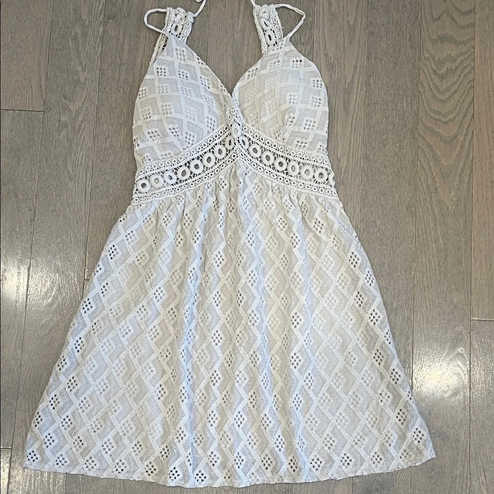 🇮🇹 Elegant Beige Knit Backless Dress • Made in Italy • Size Small - Picture 6 of 17